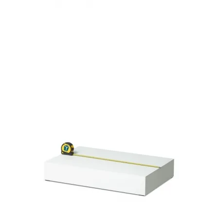 Skyltfönsterpodium, vit matt, 40 x 60 x 10 cm