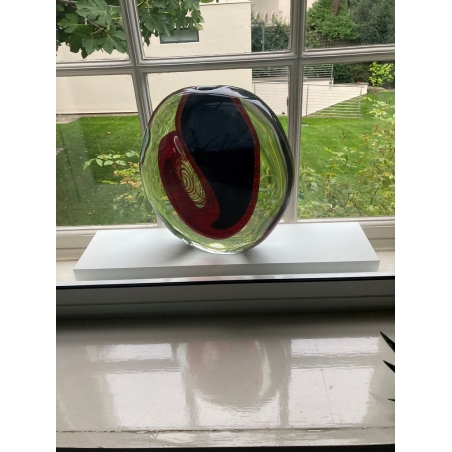 Skyltfönsterpodium, vit matt, 40 x 60 x 10 cm