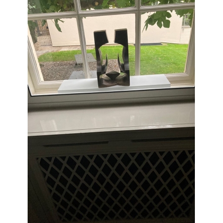 Skyltfönsterpodium, vit matt, 40 x 60 x 10 cm