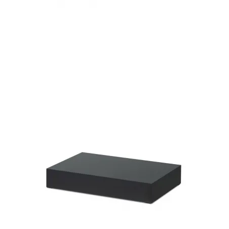 Skyltfönsterpodium, svart matt, 40 x 60 x 10 cm