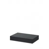 Skyltfönsterpodium, svart matt, 40 x 60 x 10 cm