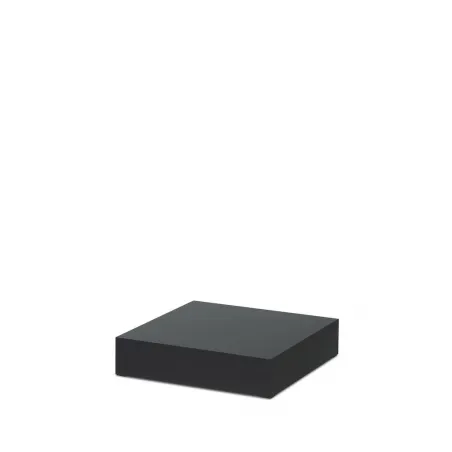 Skyltfönsterpodium, svart matt, 45 x 45 x 10 cm