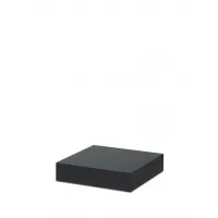 Skyltfönsterpodium, svart matt, 45 x 45 x 10 cm