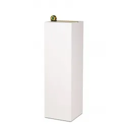MDF witte sokkels | plantenzuilen | zuilen wit MDF zijdeglans