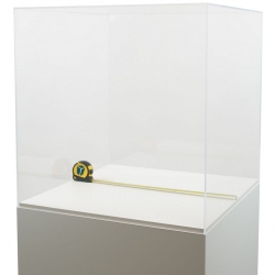Plexiglas beschermkap | plexiglas stolp | maquettekap op maat