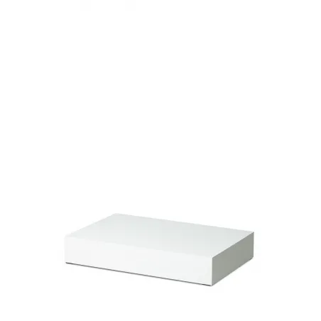 Skyltfönsterpodium, vit, måttbeställt