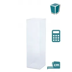Plexiglas sokkels | zuilen  van plexiglas | ook op maat in kleur