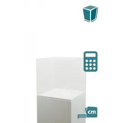 Plexiglas beschermkap | plexiglas stolp | maquettekap op maat