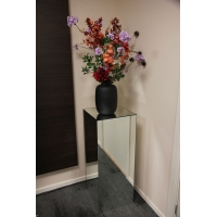 Spegelpiedestal glas