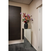 Spegelpiedestal glas