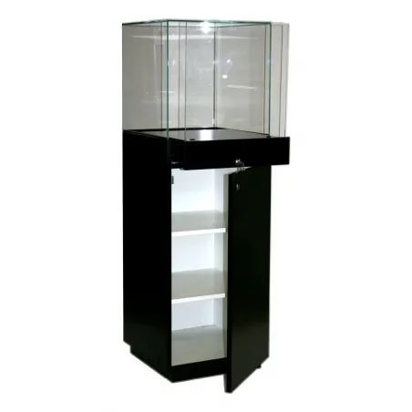 solits sokkel vitrine | juwelendisplay schuif lade | luxe vitrinekast