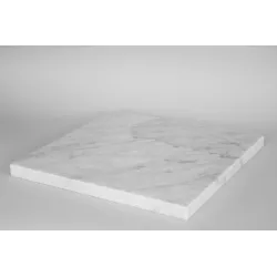 Topp av vit marmor (Carrara, 20mm), 30 x 30 cm