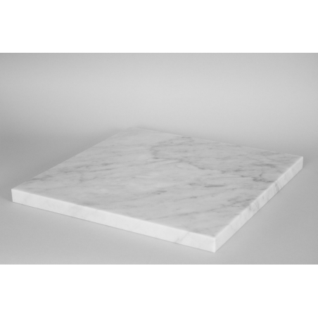 Topp av vit marmor (Carrara, 20mm), 30 x 30 cm