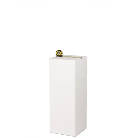 MDF witte sokkels | plantenzuilen | zuilen wit MDF zijdeglans