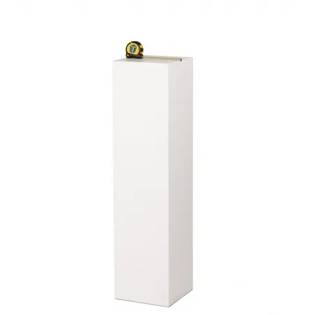 MDF witte sokkels | plantenzuilen | zuilen wit MDF zijdeglans