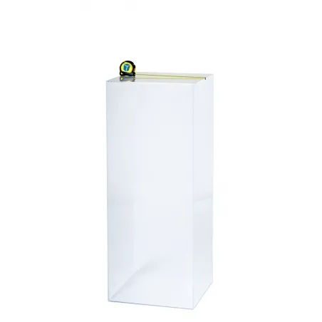 Plexiglas sokkels | zuilen  van plexiglas | ook op maat in kleur