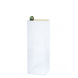 Podium av plexiglas