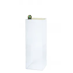 Podium av plexiglas