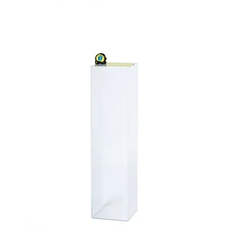 Plexiglas sokkels | zuilen  van plexiglas | ook op maat in kleur